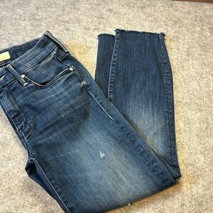 MOTHER Looker  Ankle Chew in Breaking the Law, Size 24.